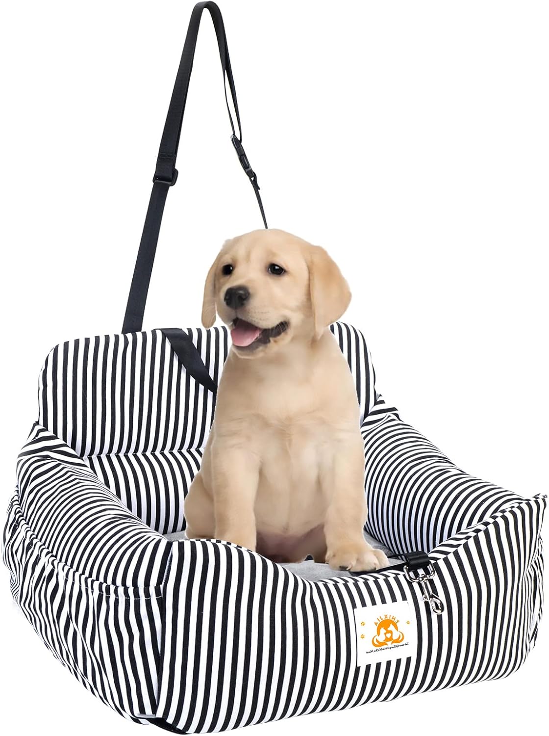 Dog Car Seat with Storage Pocket and Safety Leash T465
