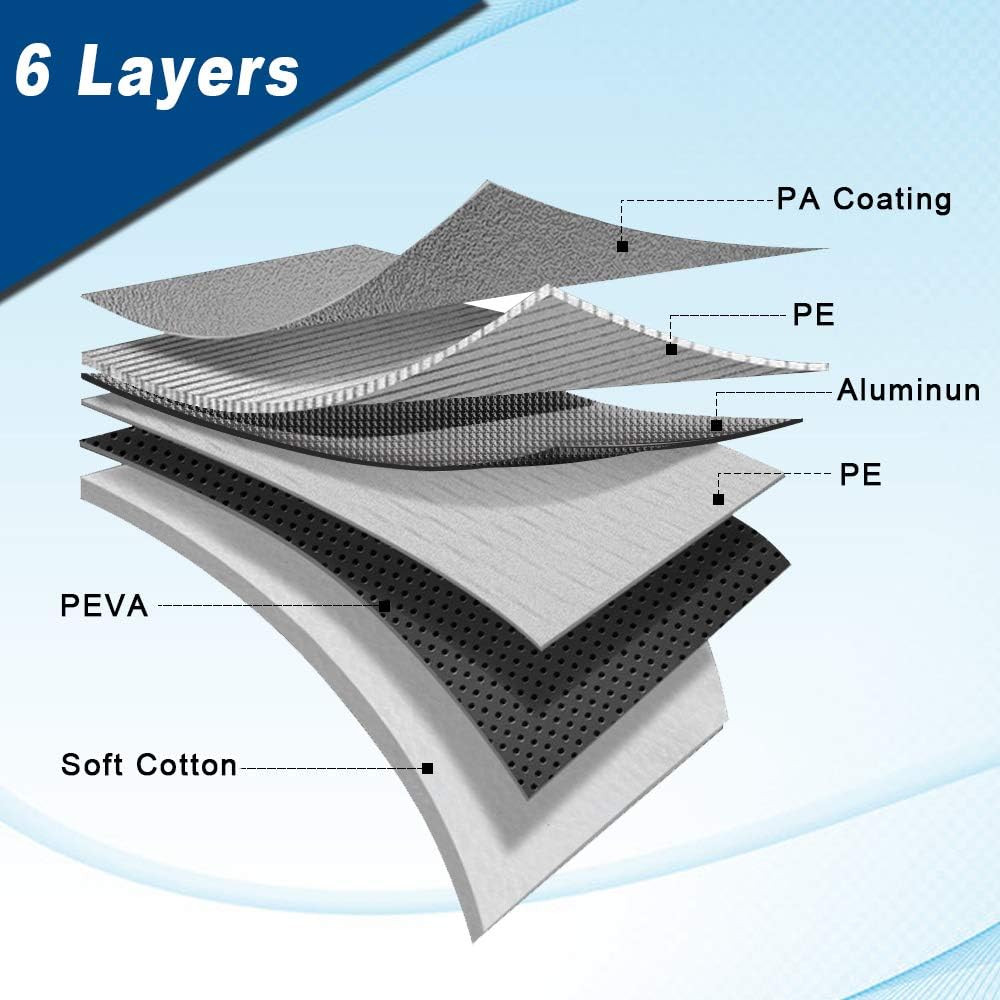 6 Layers SUV Car Cover with Zipper Door V77400
