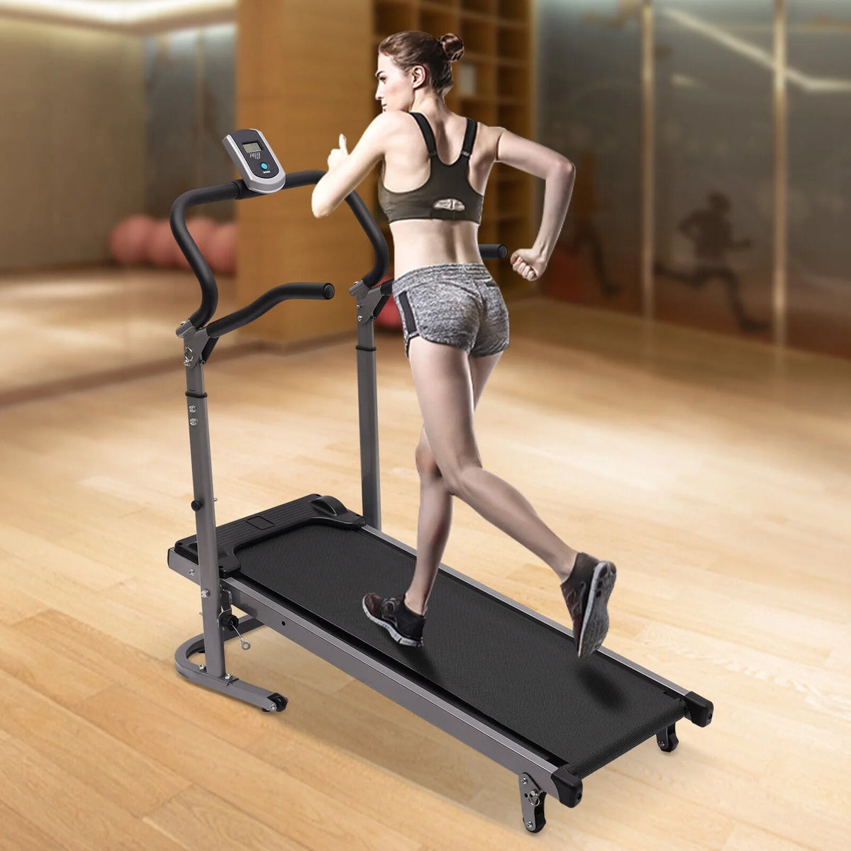 Pink Folding Treadmill S533687