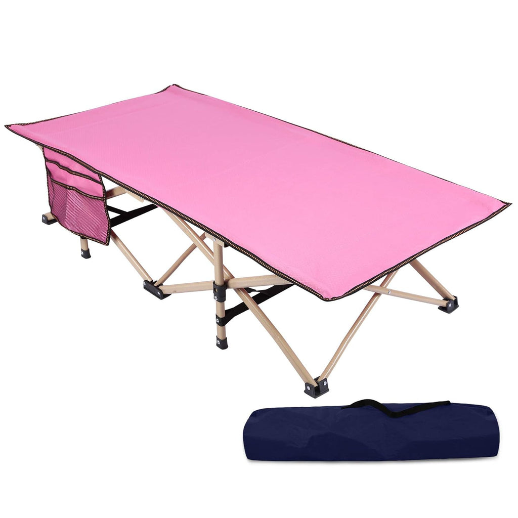 Kids Portable Folding Cot Bed, Blue 53x26 G78117