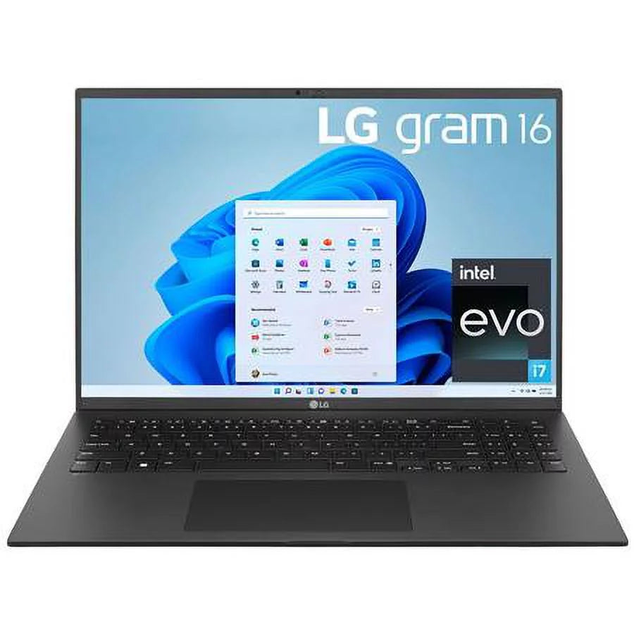 16" WQXGA Notebook Computer, Intel Core i7-1260P 2.1GHz, 16GB RAM, 1TB SSD, NVIDIA GeForce RTX 2050 4GB, Windows 11 Home, Charcoal Gray Y3791
