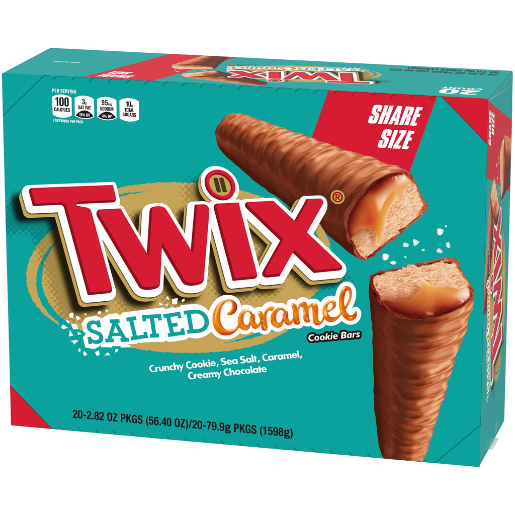 Salted Caramel Chocolate Cookie Bars, 2.8 Ounce, 20 Count B76145