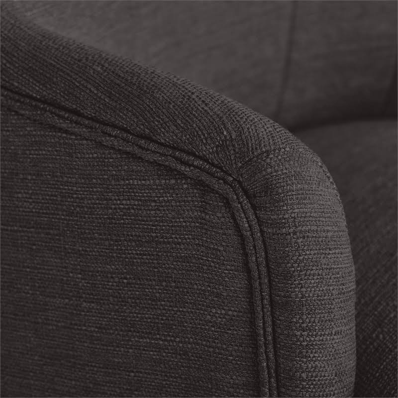 Graphite Twill Fabric Office Chair Q599579