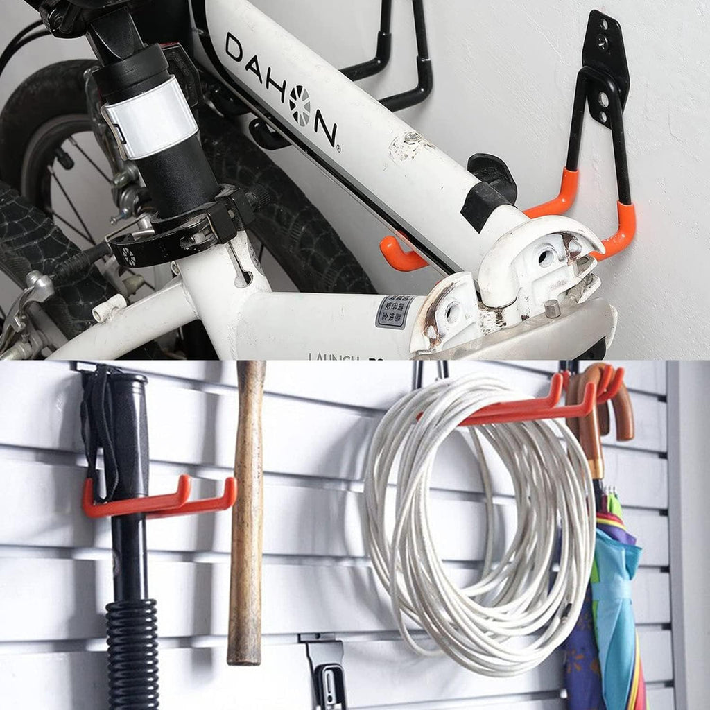 20 Pcs Heavy Duty Wall Mount Utility Hooks with Anti-Slip Coating J792338