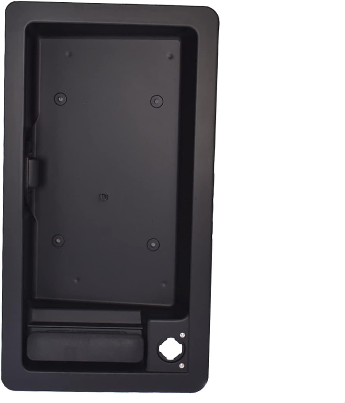 Black Rear Cargo Door Handle & License Plate Tag Bracket Replacement Pack of 2 G40470