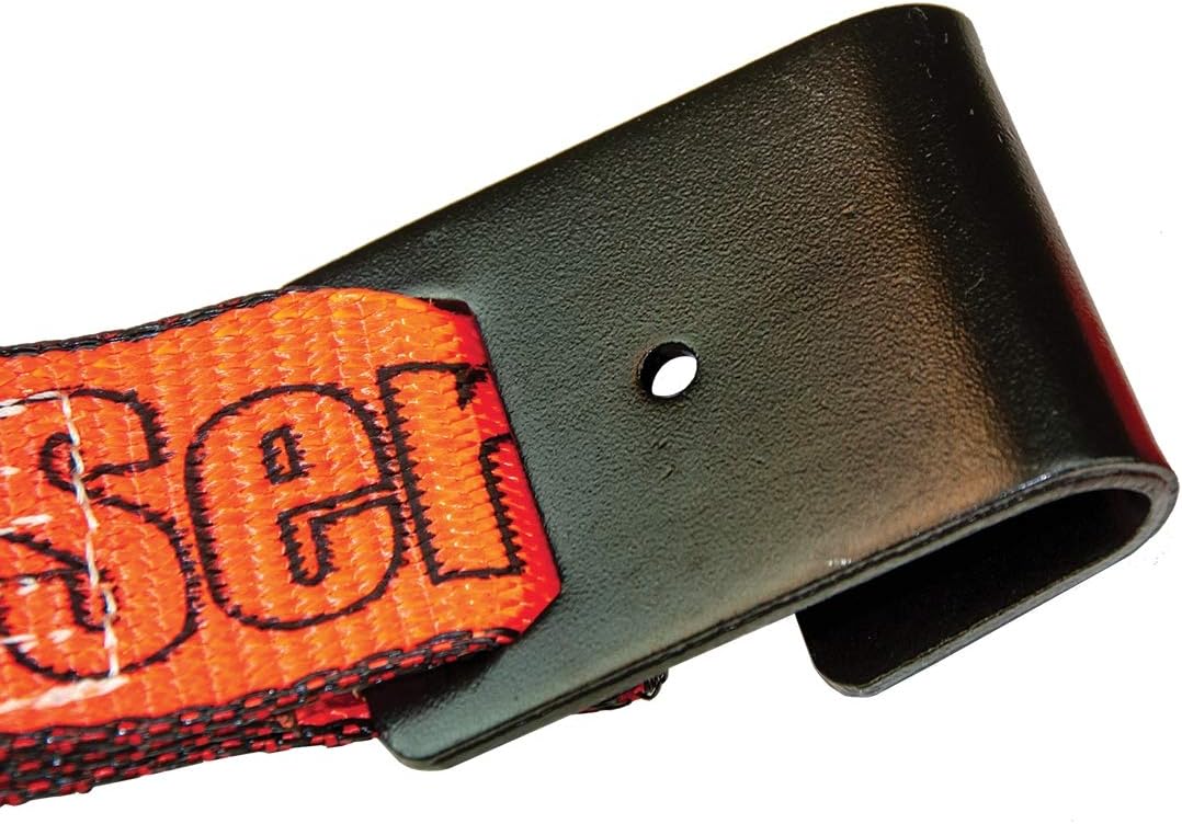 Ratchet Strap with Flat Hooks, 2 Inch x 30 Foot, 2 Pack, 3,300 Pound Safe Working Load J912064