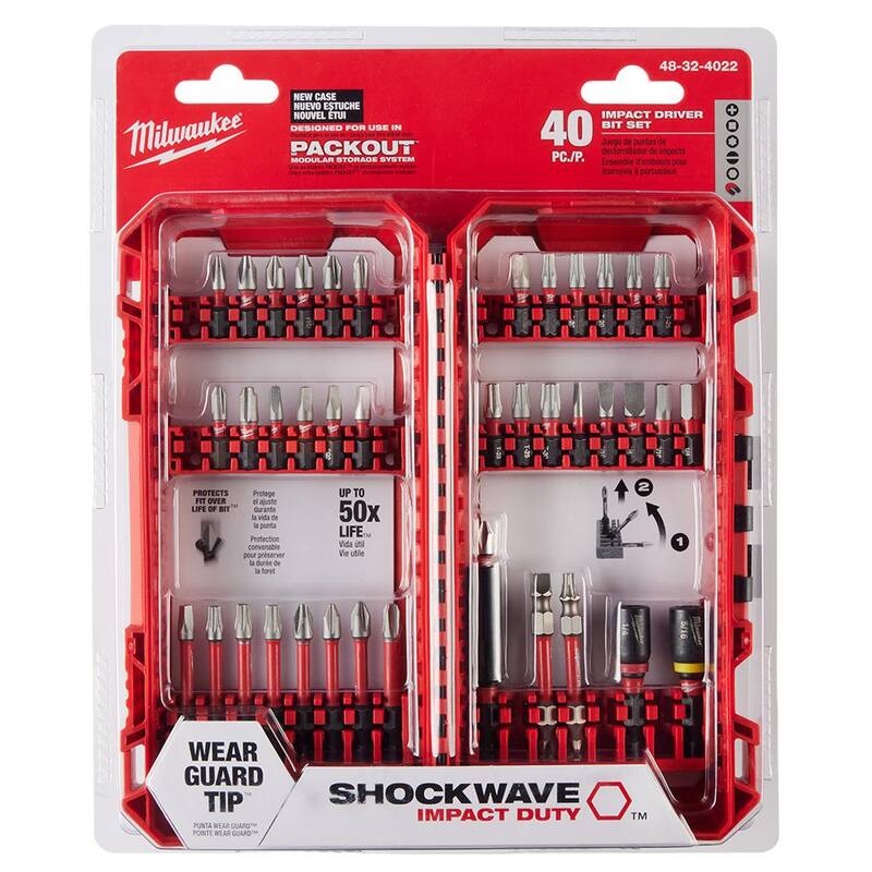 Alloy Steel Screw Driver Drill Bit Set 40-Piece F2891