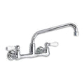 Polished Chrome Wall Mount Kitchen Faucet Q15991