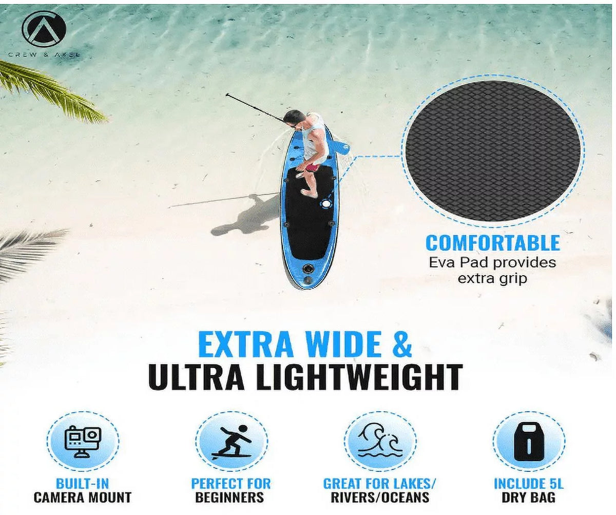 Inflatable Stand Up Paddle Board Non Slip SUP Blue S816