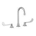 Polished Chrome Widespread Bathroom Faucet L125