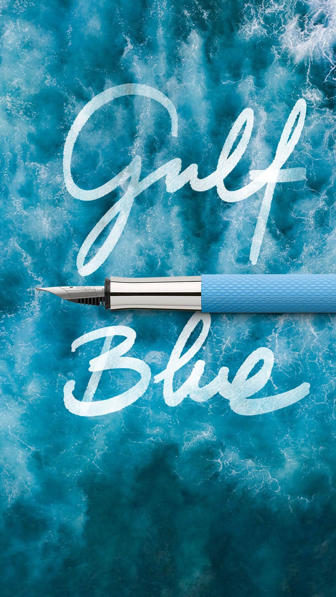 Fountain Pen Guilloche Gulf Blue - Fine B73013