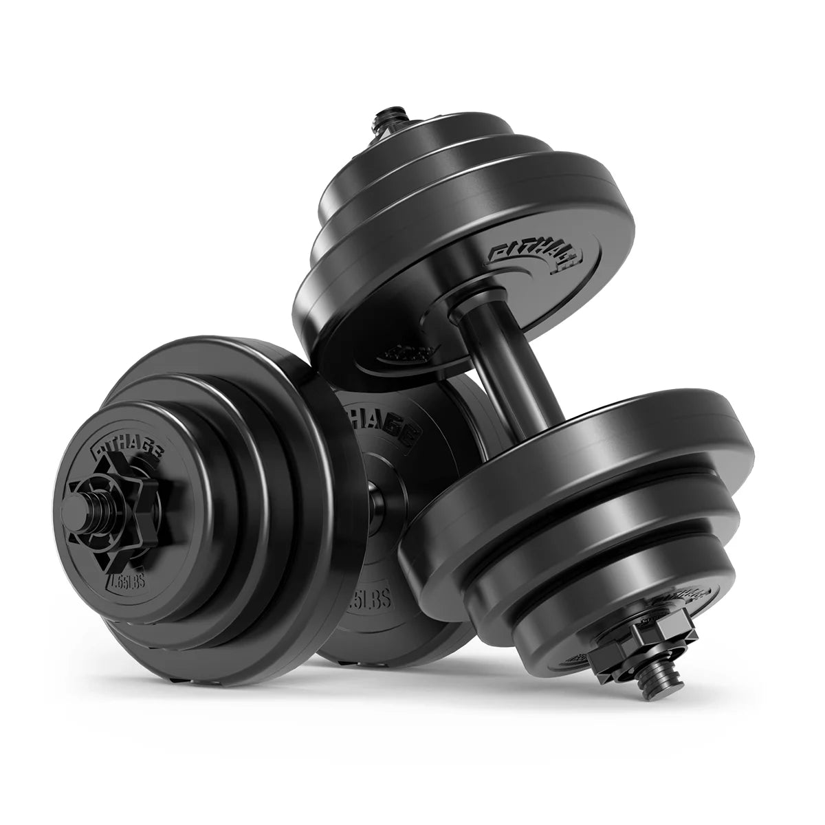 Adjustable Weight Dumbbell Set of 2 20lbs M6092
