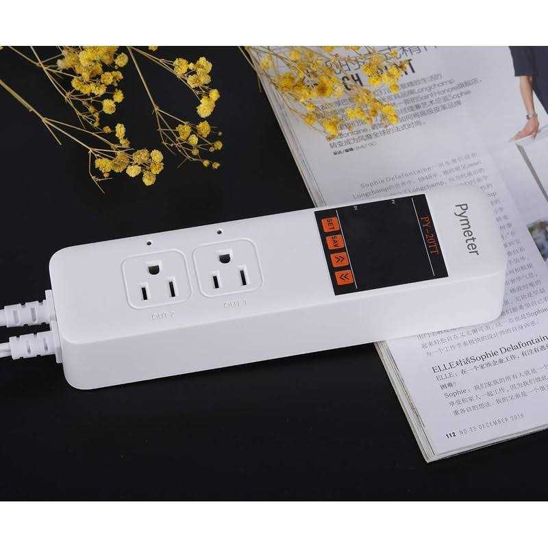 Digital Temperature Controller Dual Probe Thermostat Outlet P804158