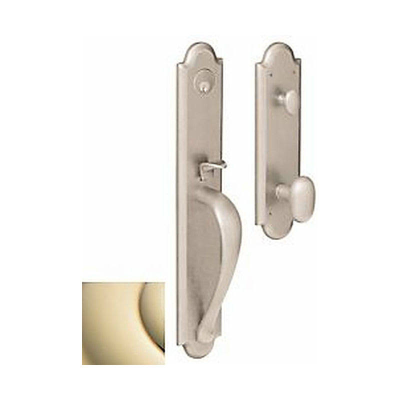 Polished Brass Entry Handleset A627820