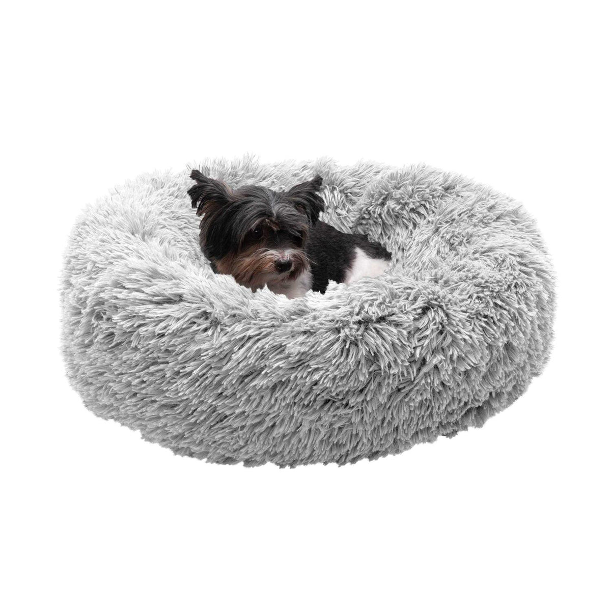 Long Fur Donut Dog Bed I922