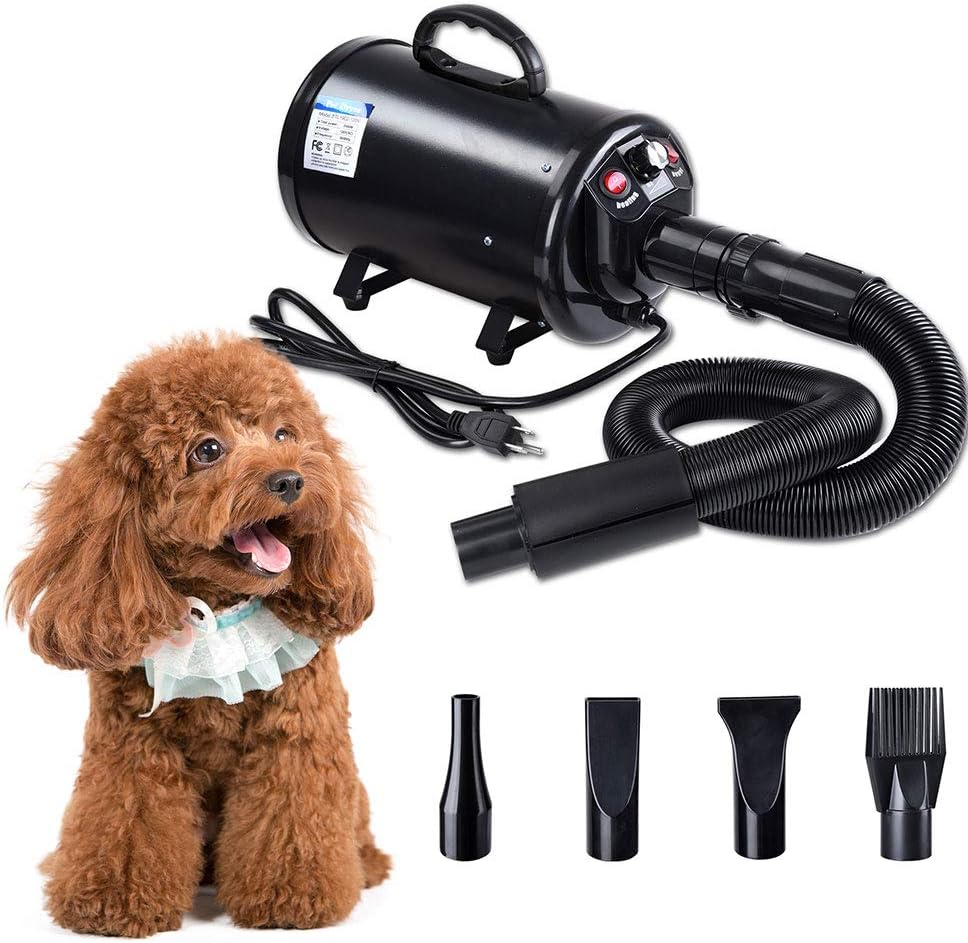 2400W 3.2HP Black Pet Hair Dryer N8950