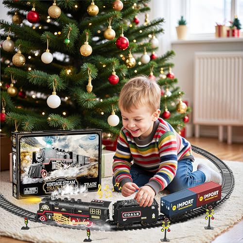 Electric Train Toy with Lights and Sound O49683