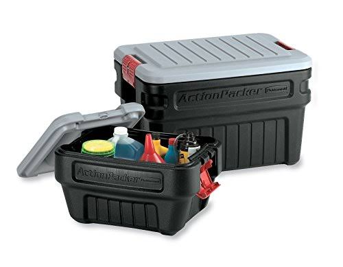 44 Gallon Black Trash Can E879