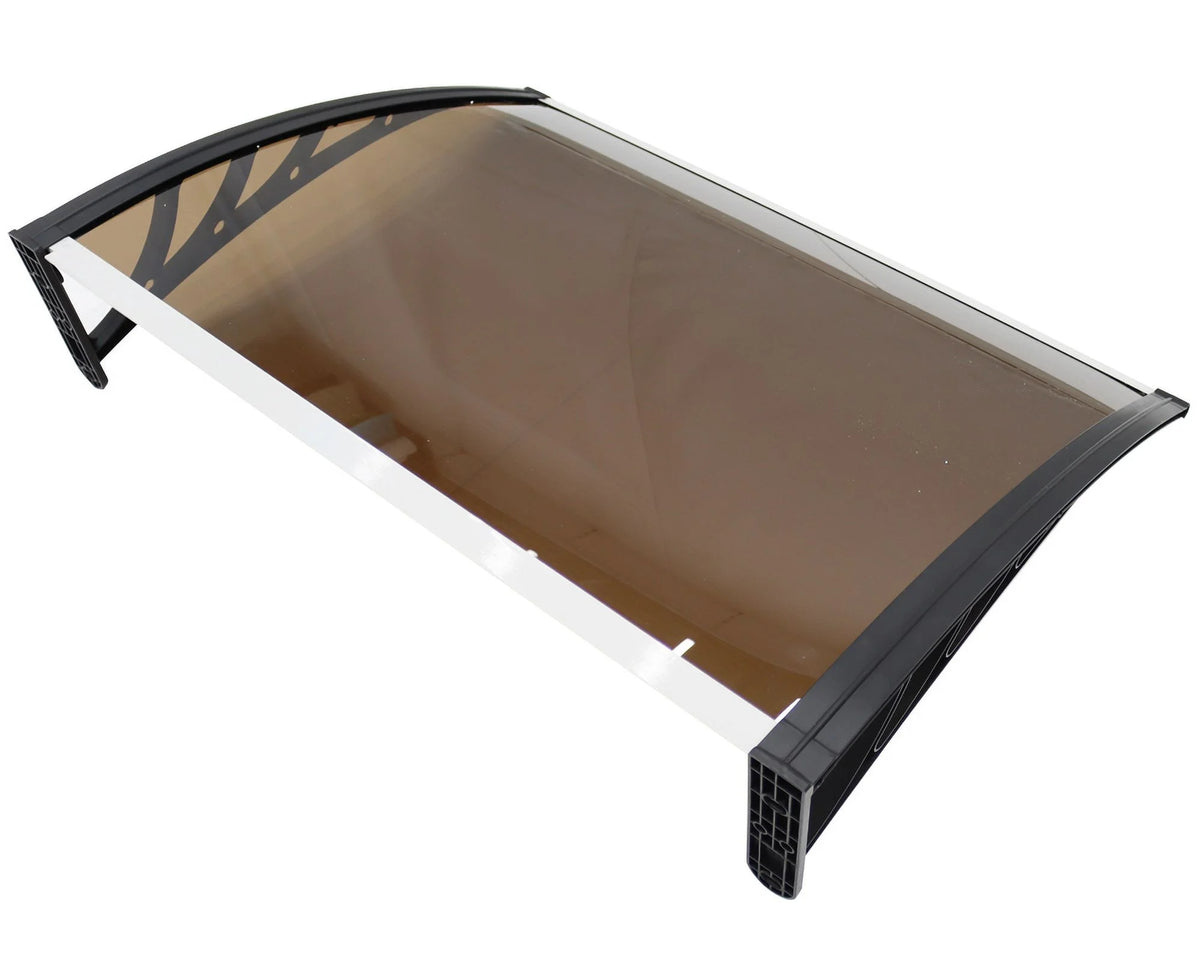 30"*40" Polycarbonate Awning Dark Brown W199387