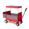 Red 3-in-1 All-Terrain EZ Fold Wagon with Canopy Q855
