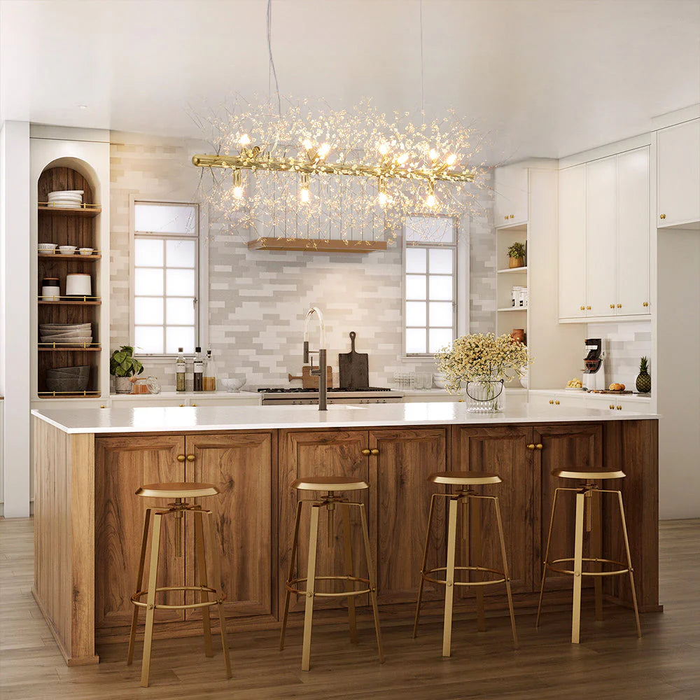 12-Light Dimmable Contemporary Sputnik Chandelier W88264