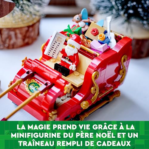 LEGO Santa's Sleigh Building Toy Set with Santa Claus Figurine & Reindeer L7072