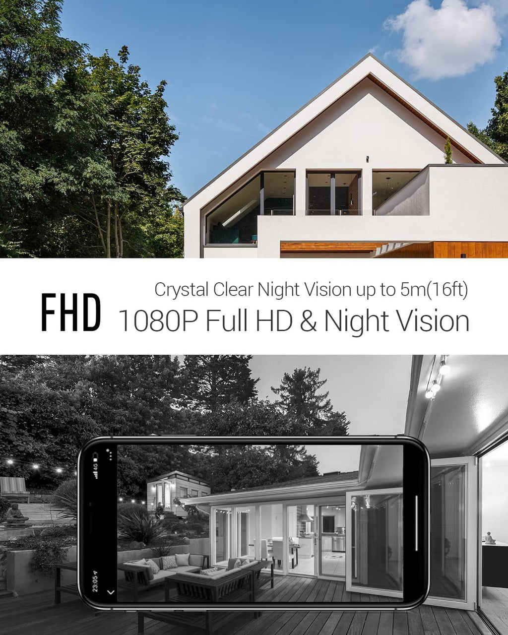 1080P Wired Video Doorbell Camera with AI-Human Detection K2067