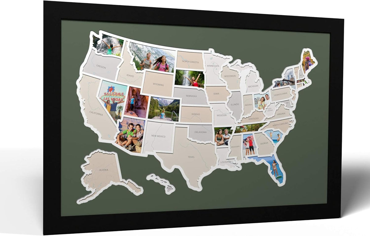 50 States USA Photo Map O417207