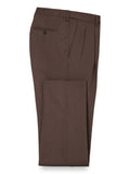 Tailored Fit Solid Brown Wool Suit A20516