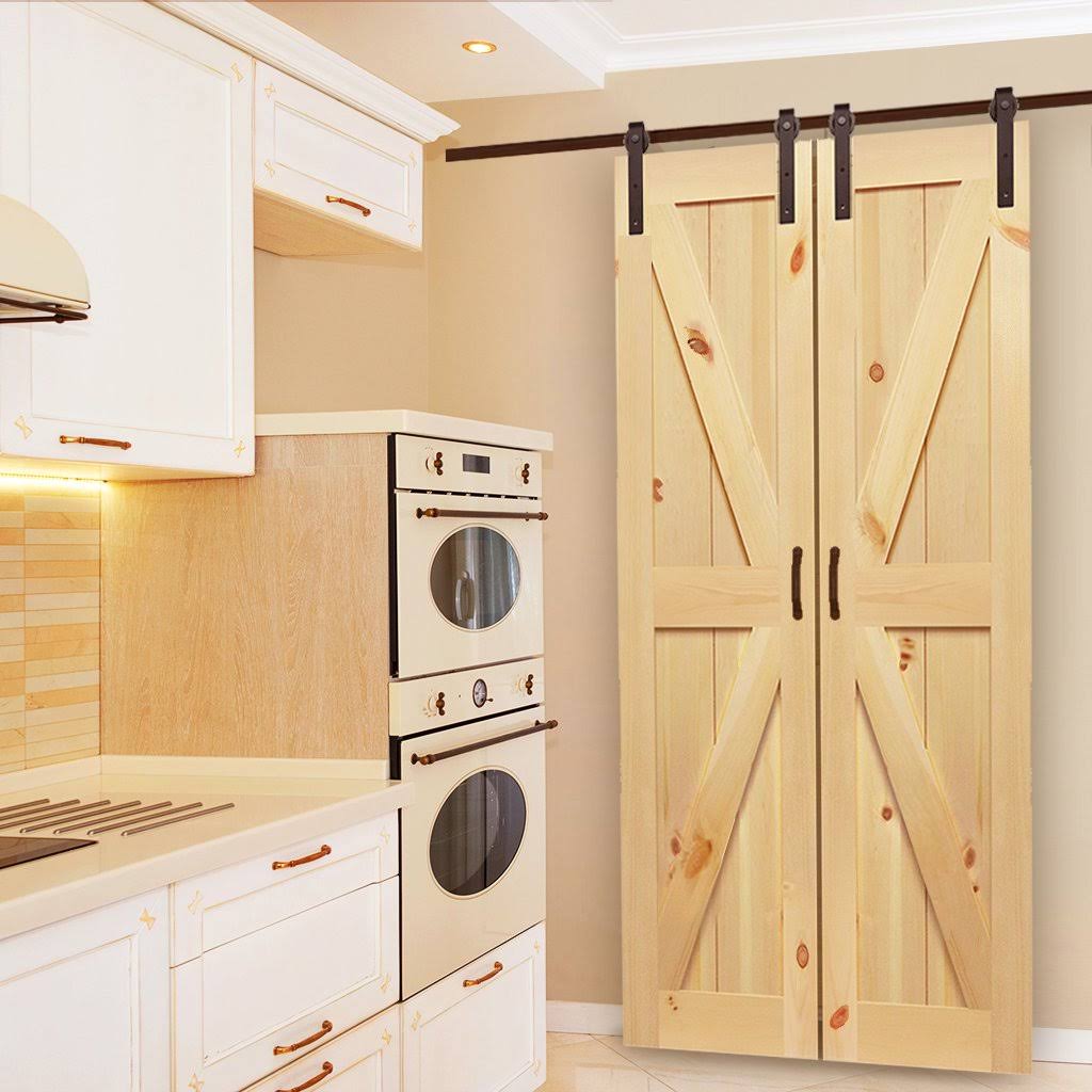 Solid Pine Unfinished Barn Door Slab Q949