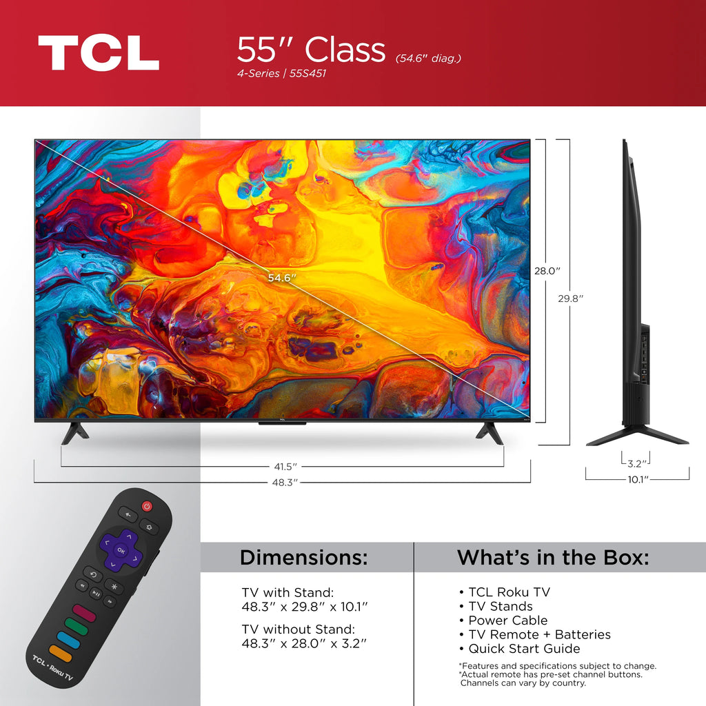 55 Class 4K UHD HDR Smart TV X5041