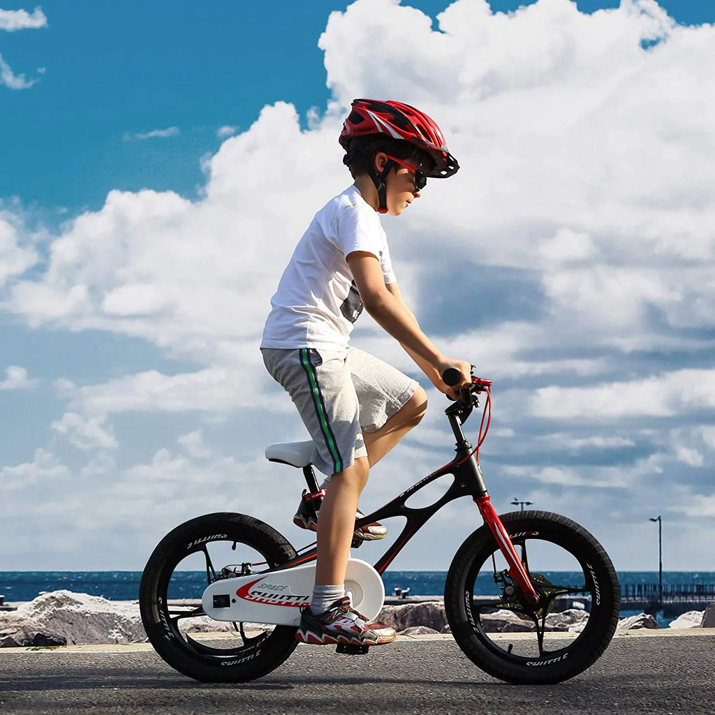 White 18 inch Kid's Bike L414