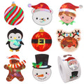 Christmas Stickers 1 Roll 500Pcs Y3616