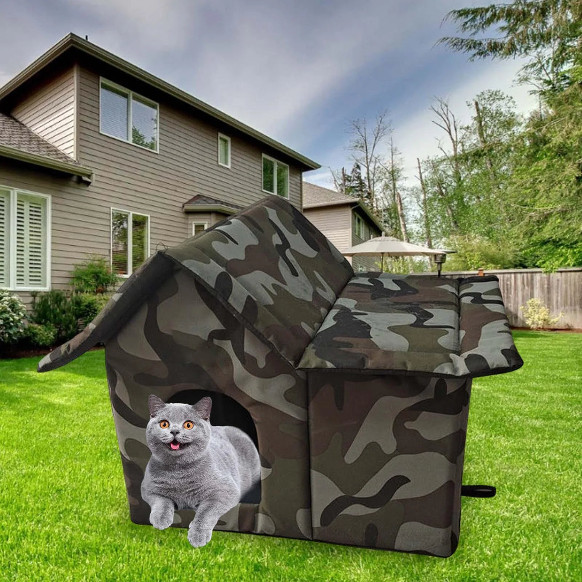 Waterproof Folding Pet Tent Cat House Dog Kennel N8905