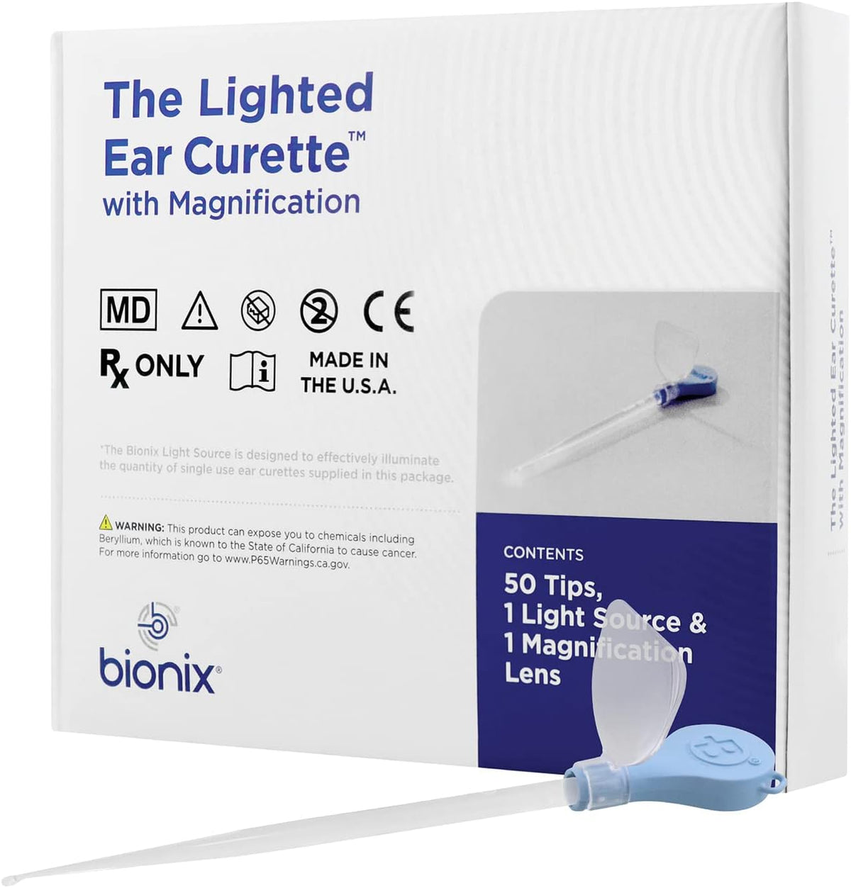 Lighted MicroLoop Ear Curette Tool, Single-Use (52 Count) H271