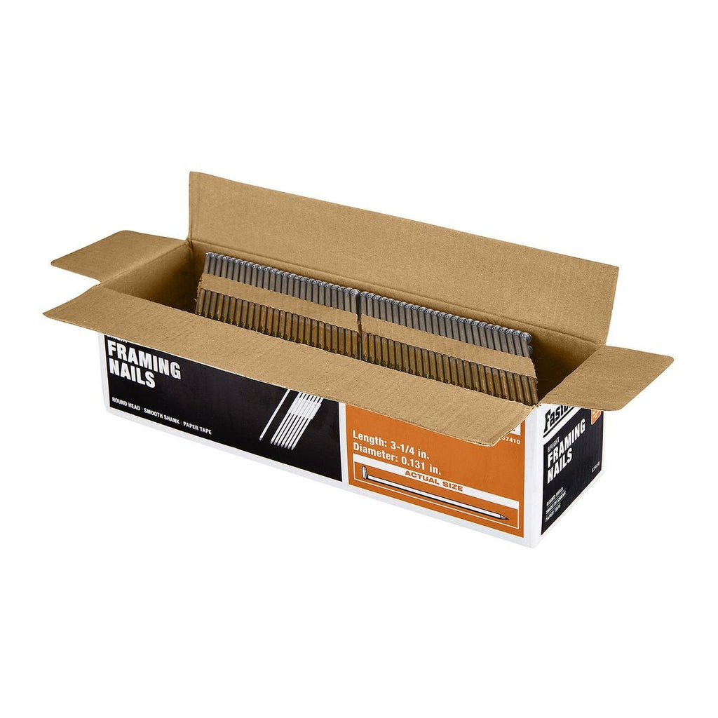Bright 3-1/4 in. Framing Nails, 2000 Pack E18158
