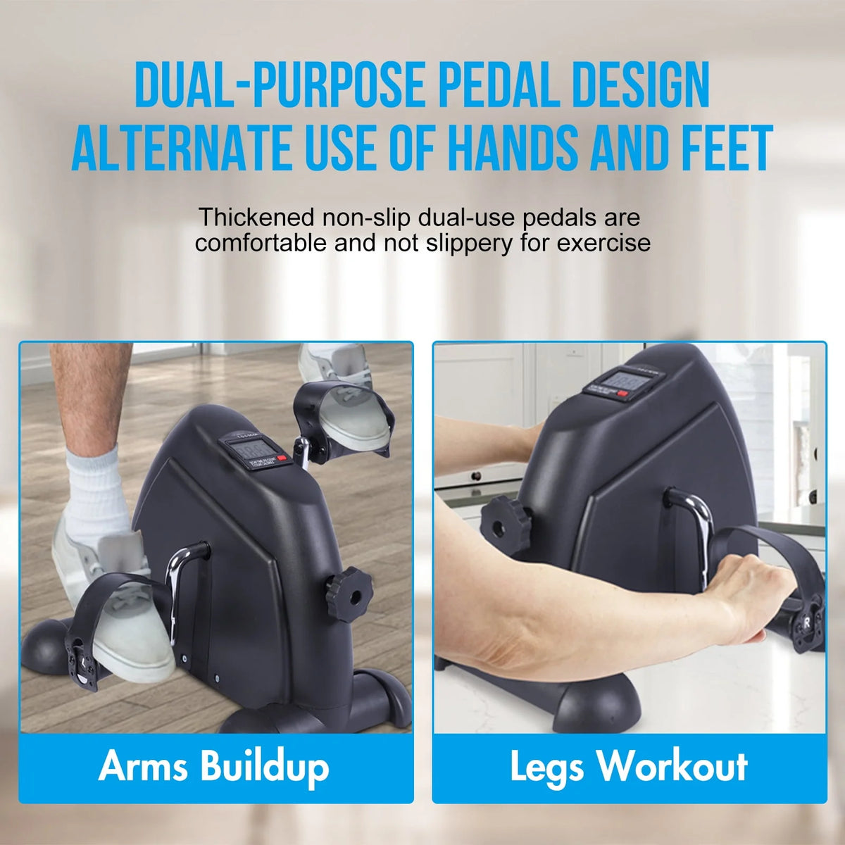 Mini Multi-Functional Stepper Exercise Bike with LCD Screen E768