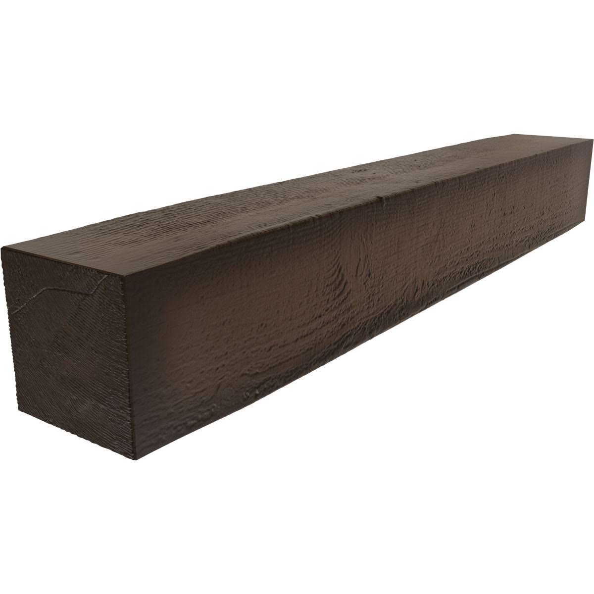 Rough Sawn Faux Wood Fireplace Mantel K600834
