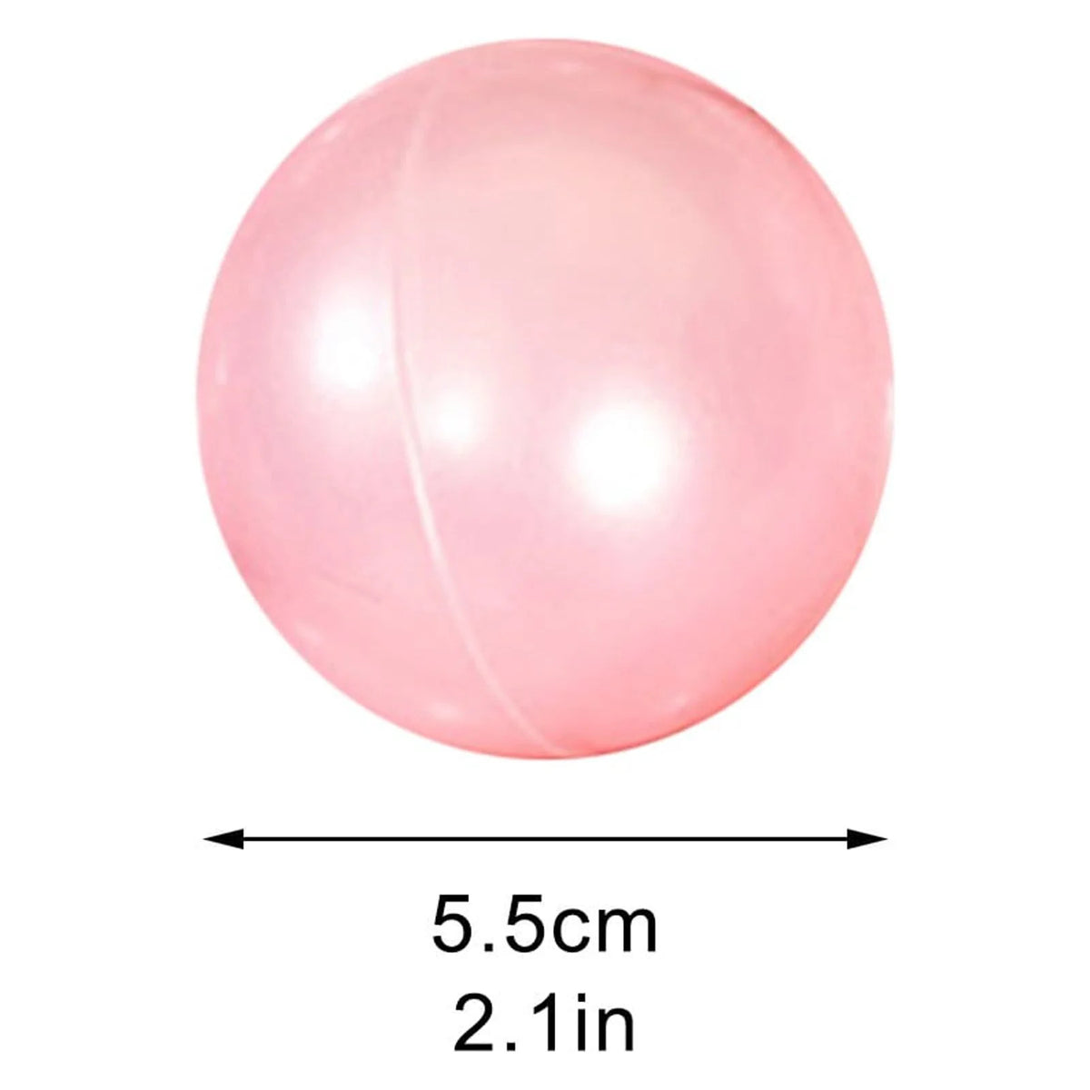 50PCS 5.5cm Colorful Soft Plastic Ocean Balls W71366