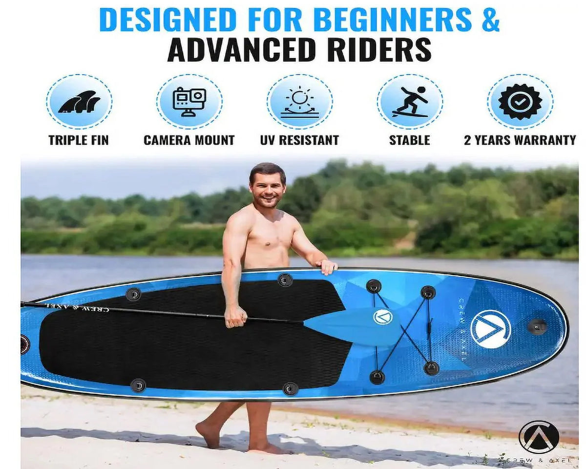 Inflatable Stand Up Paddle Board Non Slip SUP Blue S816
