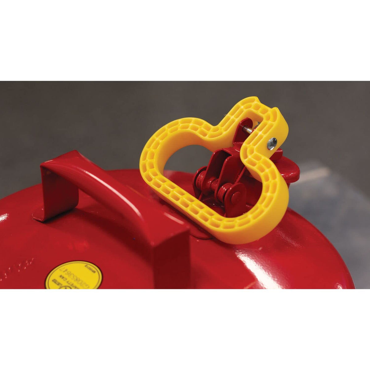 Red Galvanized Steel Type I Gasoline Safety Can with Funnel, 5 gallon Capacity, Pack of 2 L431