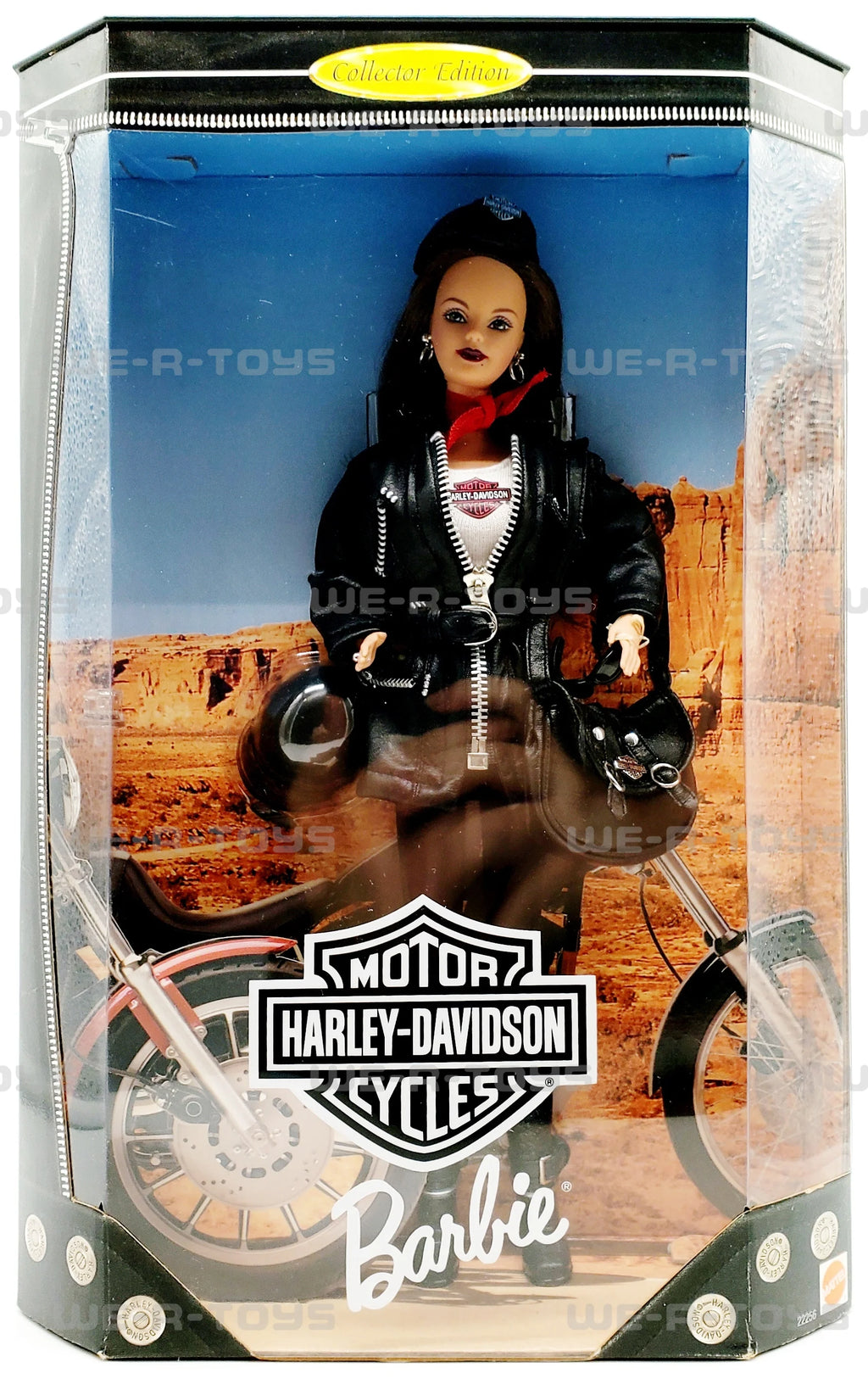 Brunette Barbie Doll Motorcycle W3469