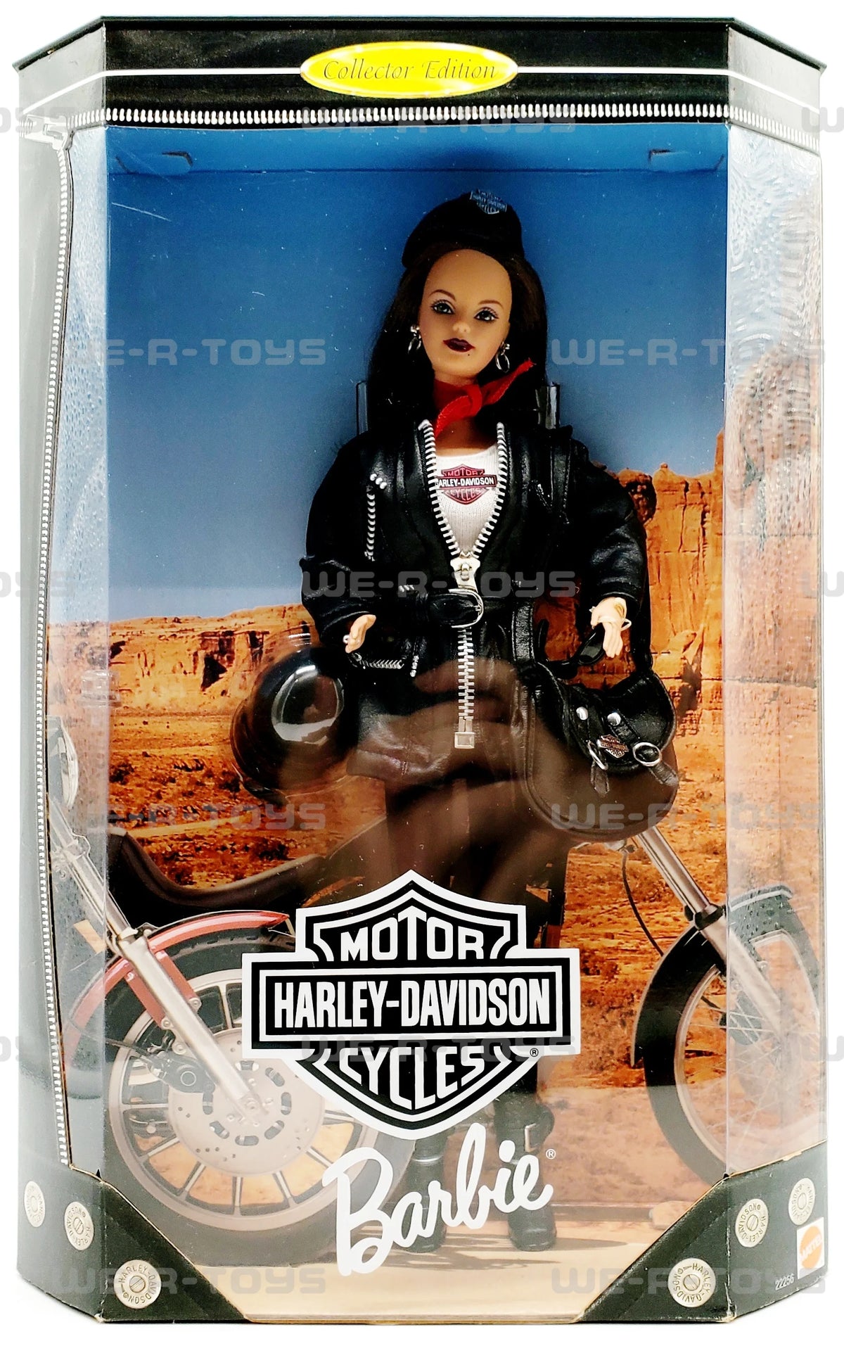 Brunette Barbie Doll Motorcycle W3469