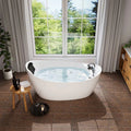 67 Freestanding Whirlpool Acrylic Bathtub with Faucet G287932