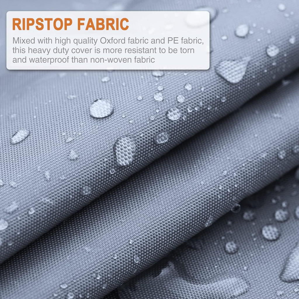 Waterproof Travel Trailer RV Cover with 4 Gutter Spout Covers B911