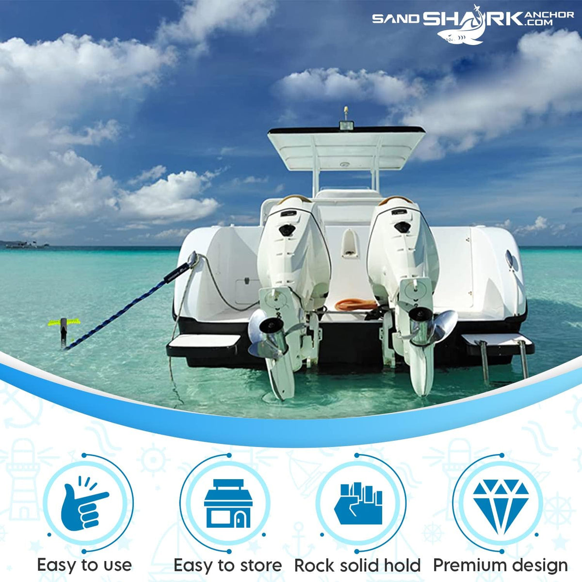 Boat Anchor Adjusts 29-48 w/Case P48680