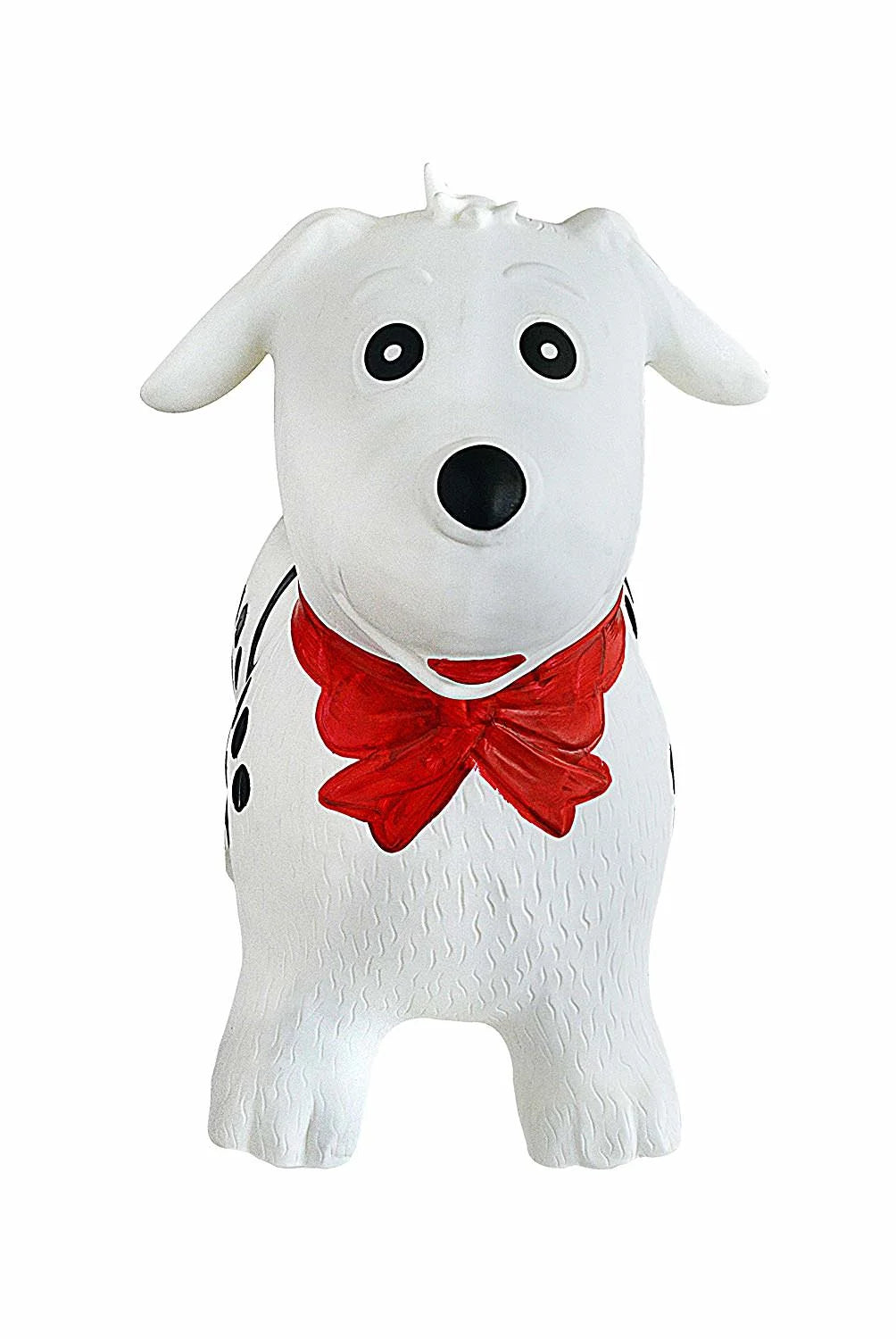 Black & White Dog Inflatable Hopper Toy with Pump B665