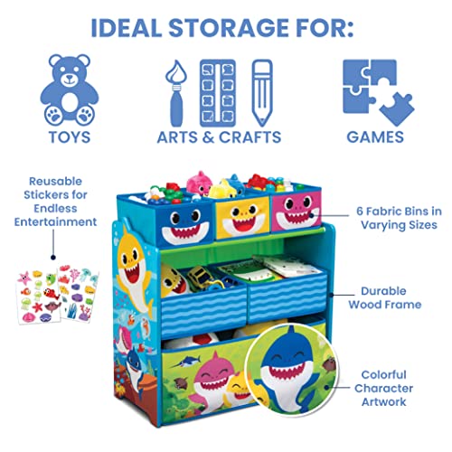 6 Bin Toy Storage Organizer R4588