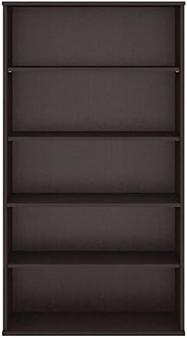 5 Shelf Bookcase in Mocha Cherry J5280