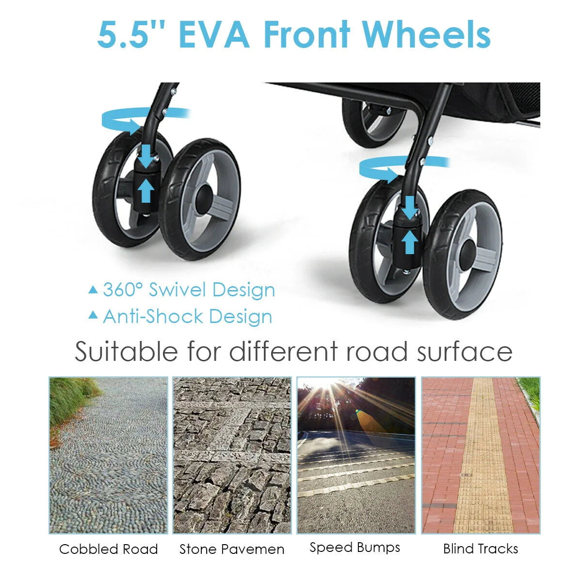 Foldable Lightweight Baby Stroller Pushchair X6000